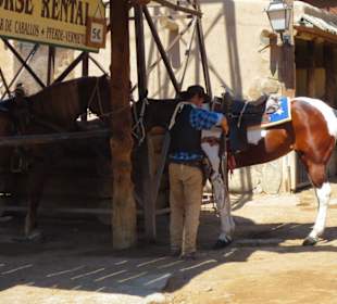 Der erste Cowboy der uns begegnet ist