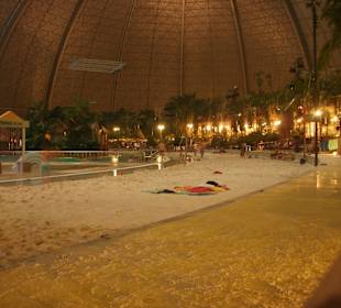 Abends nach 21 Uhr - die Südsee schön leer