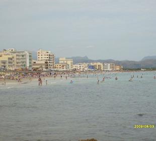 Von der Promenade aus Richtung Hotel