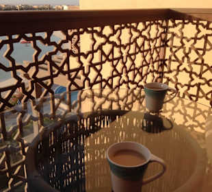 Ausruhen und eine Tasse Kaffee