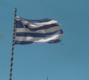 Knossos Eingangsflagge