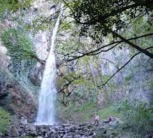 Wasserfall in Lana beim Golfplatz