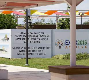 Der deutsche Garten im Bau