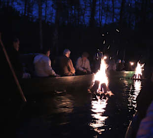 Grillen mit Lagerfeuer