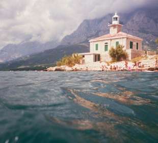 Makarska w niepogodę