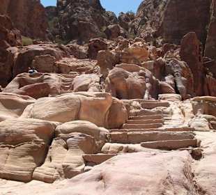 Spacer po Mieście Wykutym w Skale - Petra