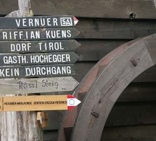 Am Einstieg zum Rösslsteig