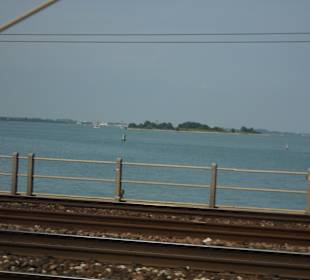 Bahnlinie nach Venedig