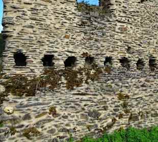 Alte Mauern der Burg