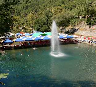 Hier konnte man auch baden