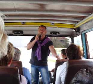 Ringo begrüßt die Reisegruppe