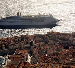 Blick auf Altstadt Dubrovniks