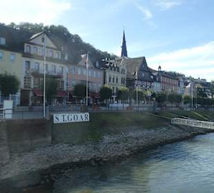 Blick von der Fähre St. Goarshausen – St. Goar