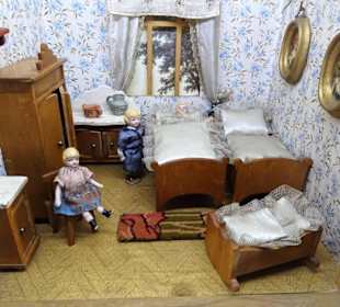 Exponate im Spielzeugmuseum