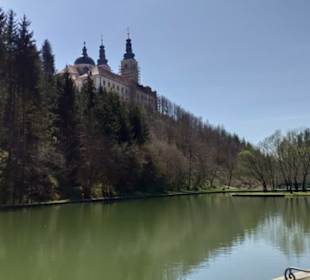  Mariatroster Teich mit Basilika