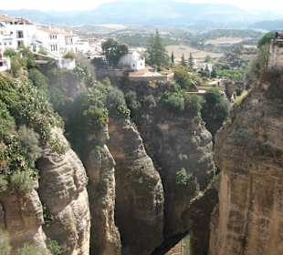 Ausblick über "el Tajo" in Ronda  