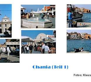 Die Altstadt und der Hafen von Chania