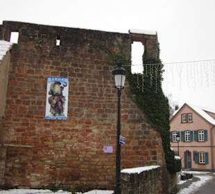 Altstadt Wissembourg im Winter
