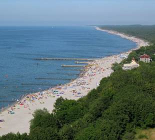 Widok na plażę Niechorze