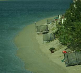 Blick in einen Meeresarm der Palme