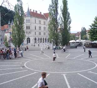 Stadt und Altstadt Ljubljana