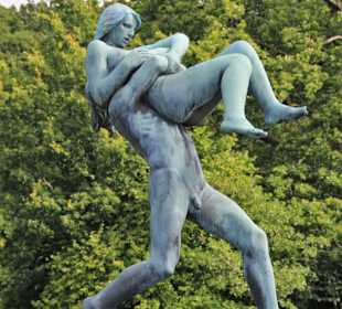 Impressionen aus dem Frognerpark in Oslo