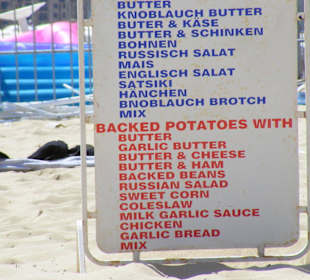 Backkartoffel-Angebot