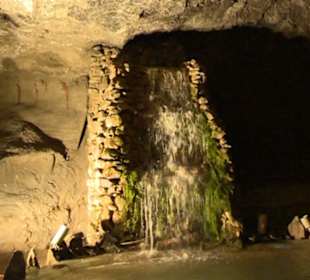 Wasserfall in der Marienglashöhle