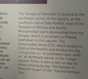 Englische Bez. des Demeter Tempels