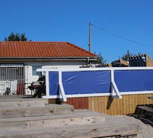 Kiosk am Sandstrand Drei