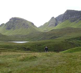 Weg ins Quiraing Massiv
