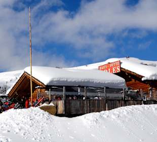 Außenansicht der Hütte