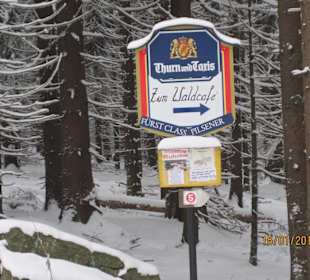 Wanderung Hinweis Gaststätte