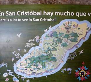 In der Station viele Erklärungen