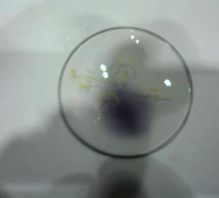 Brillenrohling vor der Bearbeitung