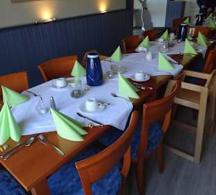 Ein gedeckter Tisch im Restaurant
