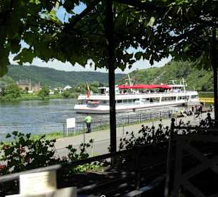 In Beilstein, Dampfer-Anlegestelle