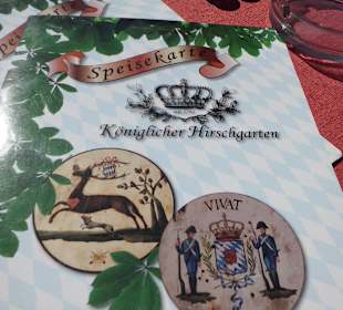 Die Speisekarte "des Königs"