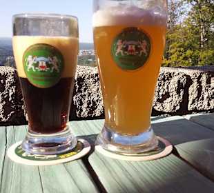 Bei der Brauereigaststätte Wittelsbacher Turm