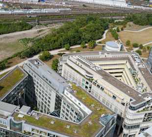 Blick au gebäude des Mediapark