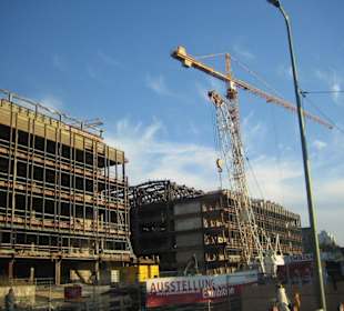 Palast der Republik beim Abriss