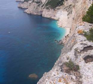 aufnahnme von einem felsvorsprung