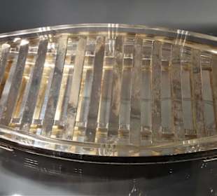 Spargel-Abtropfschalen im Spargelmuseum