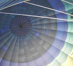 der Ballon von innen