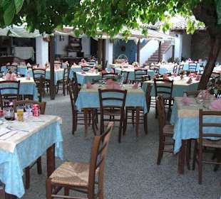 Blick vor Öffnung des Restaurants