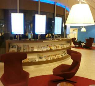 In der KLM Lounge
