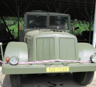 Im Freigelände des Militärmuseums Lesany