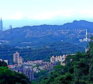 Maokong Gondel -  Rund um Tempel Station