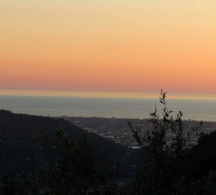 Sonnenuntergang in Casoli