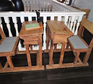 In den Gasträumen des Café Pausenbrot